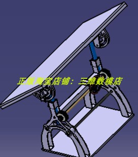 倾斜工作台倾角斜度可调工作平台办公桌子3D打印素材三维几何模型