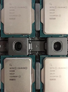 Inter/英特尔12代奔腾赛扬G6900散片G7400 CPU兼容H610集显办公