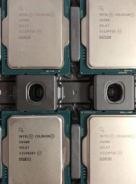 Inter/英特尔12代奔腾赛扬G6900散片G7400 CPU兼容H610集显办公