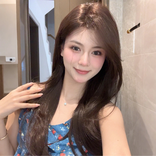 《免发网》假发半头套仿真人发半头套黑长直自然蓬松高颅顶垫补发