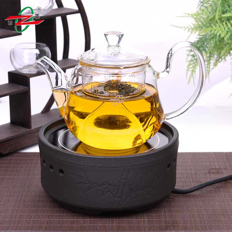 诺亚水晶玻璃泡茶壶 耐热防爆裂家用大容量煮茶壶智能变频电陶炉