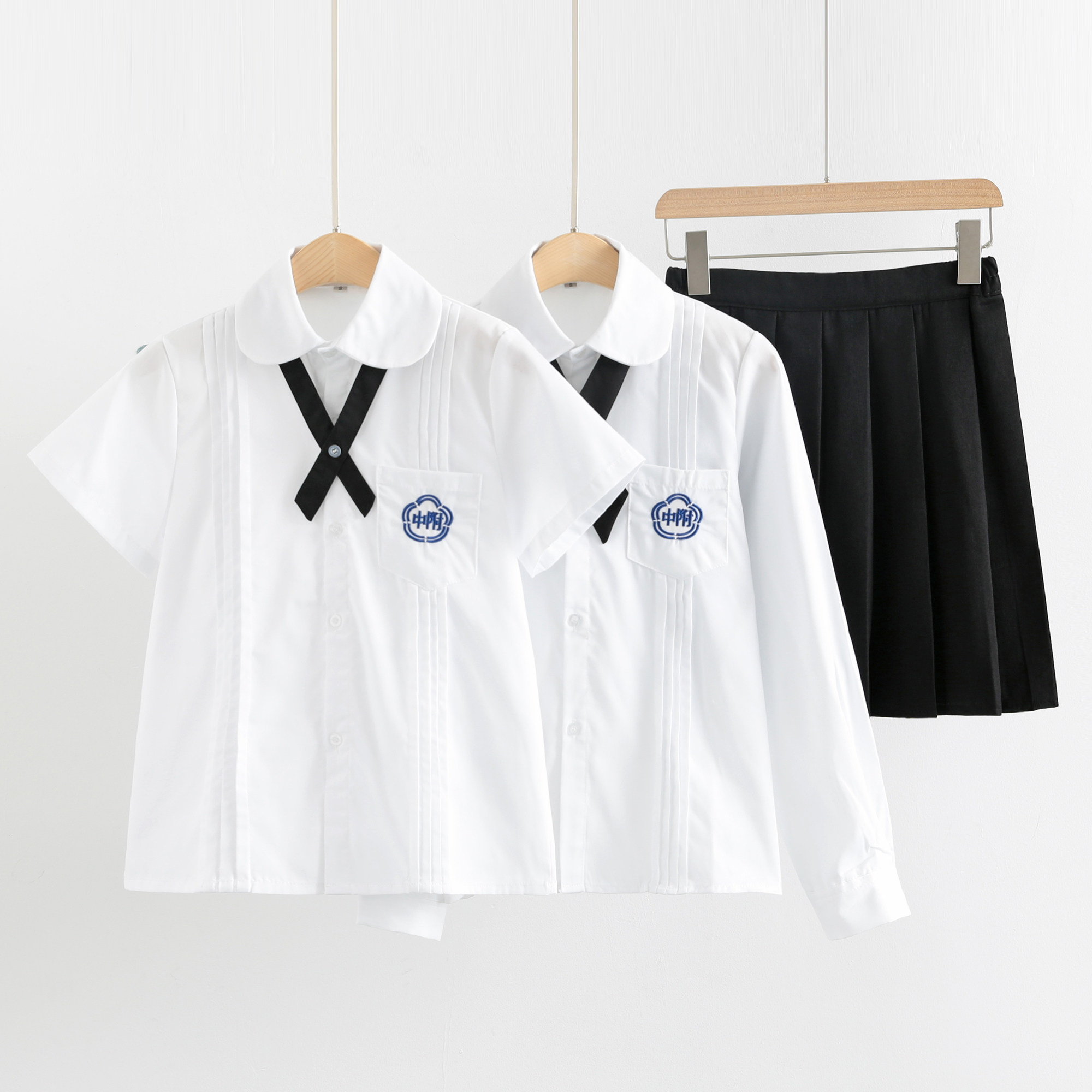 台湾附中校服套装白衬衫大合唱演出服高中学生学院风毕业季班服