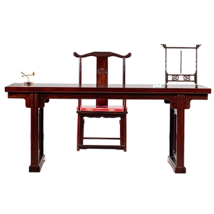红木画案 印尼黑酸枝书桌画桌 阔叶黄檀画图桌中式画桌画案书法桌