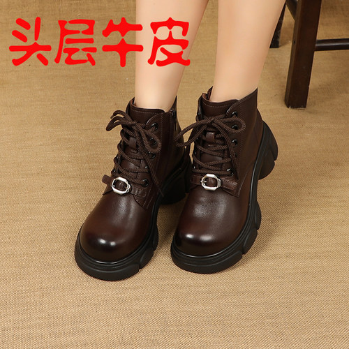 英伦马丁靴女秋冬2025新款