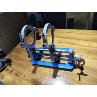 浙江坤流 便携式塑料管热熔对接110PPH迷你型PVDF焊机夹具