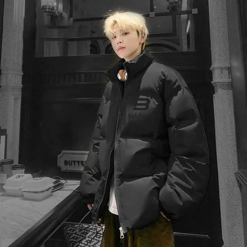 潮男穿搭棉衣棉服外套秋冬季