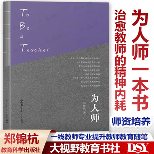 照见每一个普通老师 为人师 精神内耗 郑锦杭著 一本书治愈教师 模样 2024.3月新书 师资培养 一线教师专业提升教师教育随笔