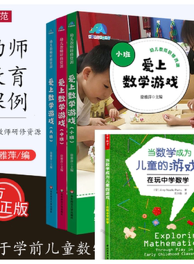 幼儿数学教育4本套爱上数学游戏