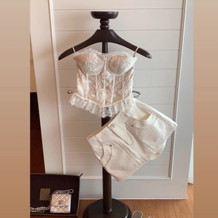 美人在骨 鱼骨 美到心尖上 抹胸 上衣 古董品