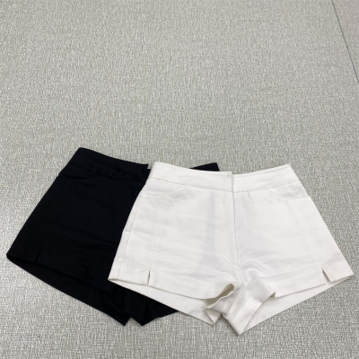 双色牛仔棉短裤女打造女团腿