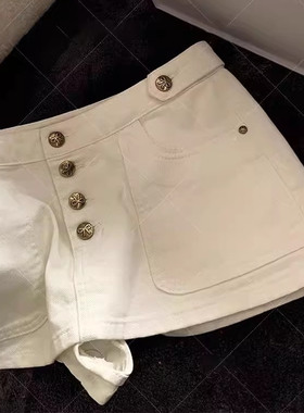 野生Model腿/美式复古辣妹牛仔裙裤夏季包臀显瘦半身裙