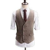 Костюм для отдыха, ретро модный трендовый жилет в английском стиле, в корейском стиле
