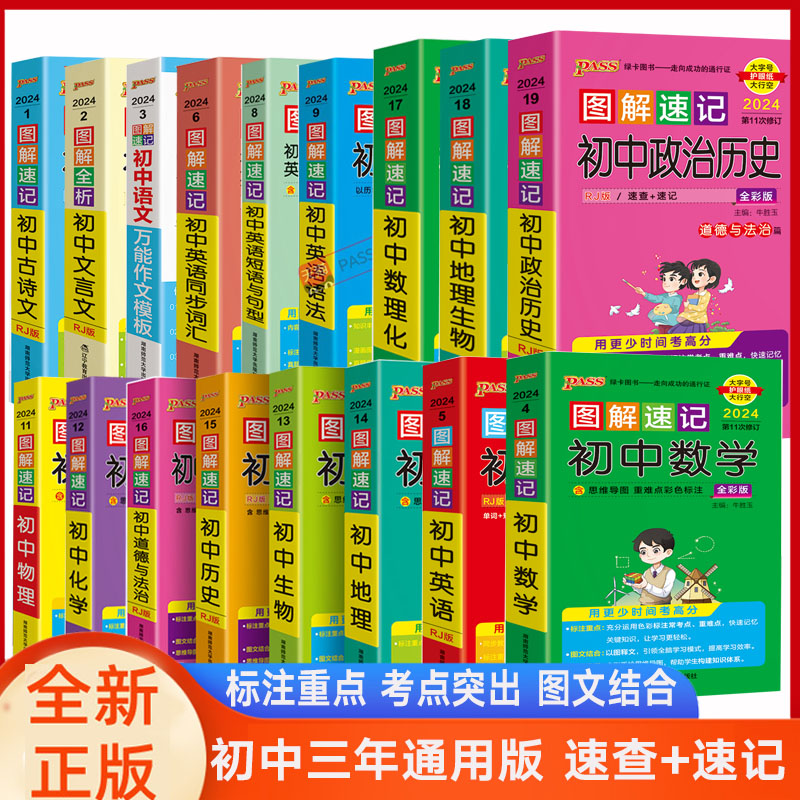 科目任选全国通用口袋书