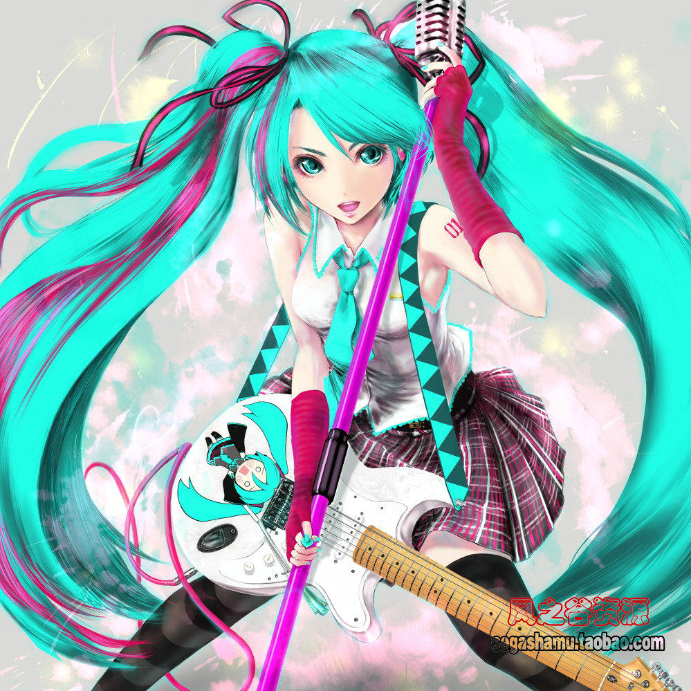 促销 初音未来初音ミク高清动漫图片图库设定插画集ps素材9002张