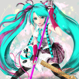 促销 初音未来初音ミク高清动漫图片图库设定插画集PS素材9002张