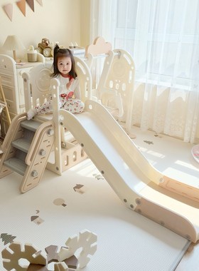 滑滑梯室内家用儿童攀爬架滑梯秋千二合一宝宝家用游乐园设施玩具