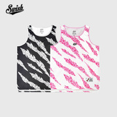 美式 SWISH 复古窄肩篮球运动速干背心 豹纹系列 THE BALL