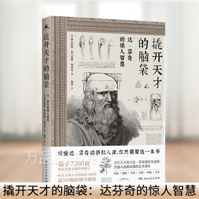 撬开天才的脑袋:达芬奇的惊人智慧 300幅彩插全解析 达·芬奇7200页新近发现手稿整理撰写 探寻你不知道的达 芬奇的秘密