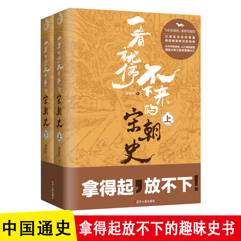 全2册 一看就停不下来的宋朝史 郭瑞祥 南宋北宋趣味历史拿得起放不下大宋三百年的耻辱兴亡黄袍加身 中国通史古代史 历史普及读物