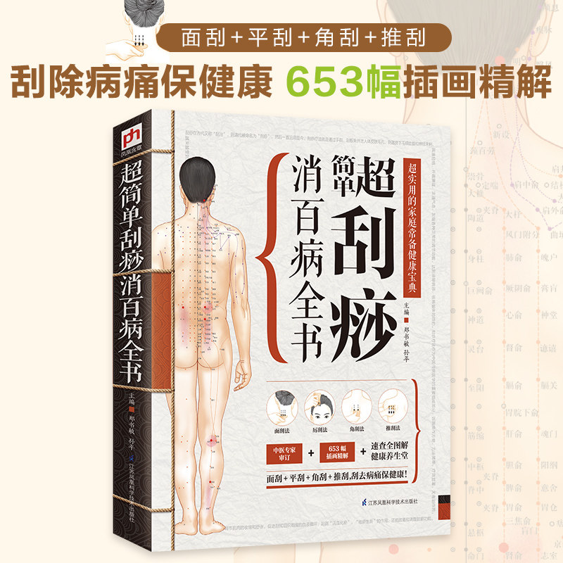 超简单刮痧消百病全书 家庭中医养生保健 传统中医养生 家庭养生 超实用的家庭常备健康宝典 中医学刮痧治病书籍刮痧