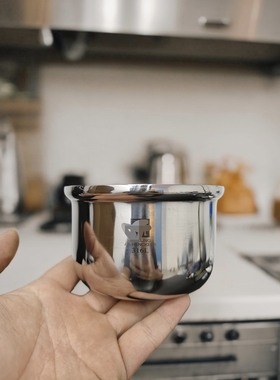 A141-食品级316不锈钢隔水小炖盅蒸蛋碗盐罐辣椒油罐可叠放