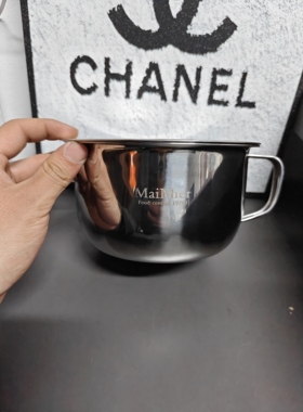 A110-迈宝赫18/10不锈钢泡面碗带盖带手把大容量学生宿舍保温