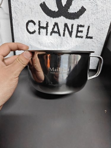 A110-迈宝赫18/10不锈钢泡面碗带盖带手把大容量学生宿舍保温