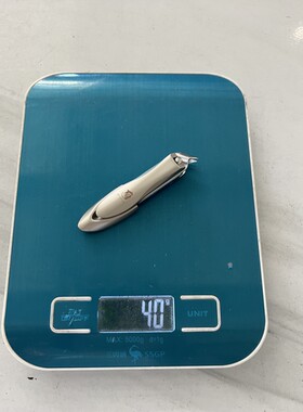 不锈钢大螳螂指甲刀防飞溅银色斜口一个