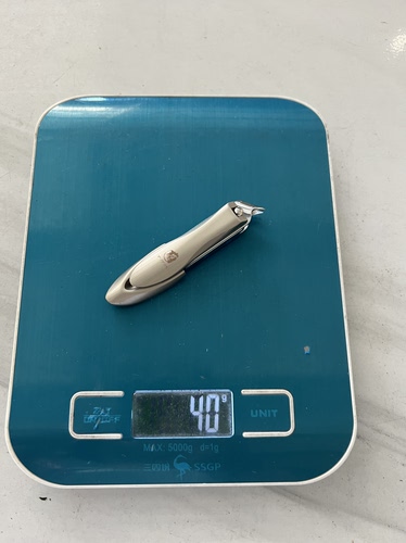 不锈钢大螳螂指甲刀防飞溅银色斜口一个