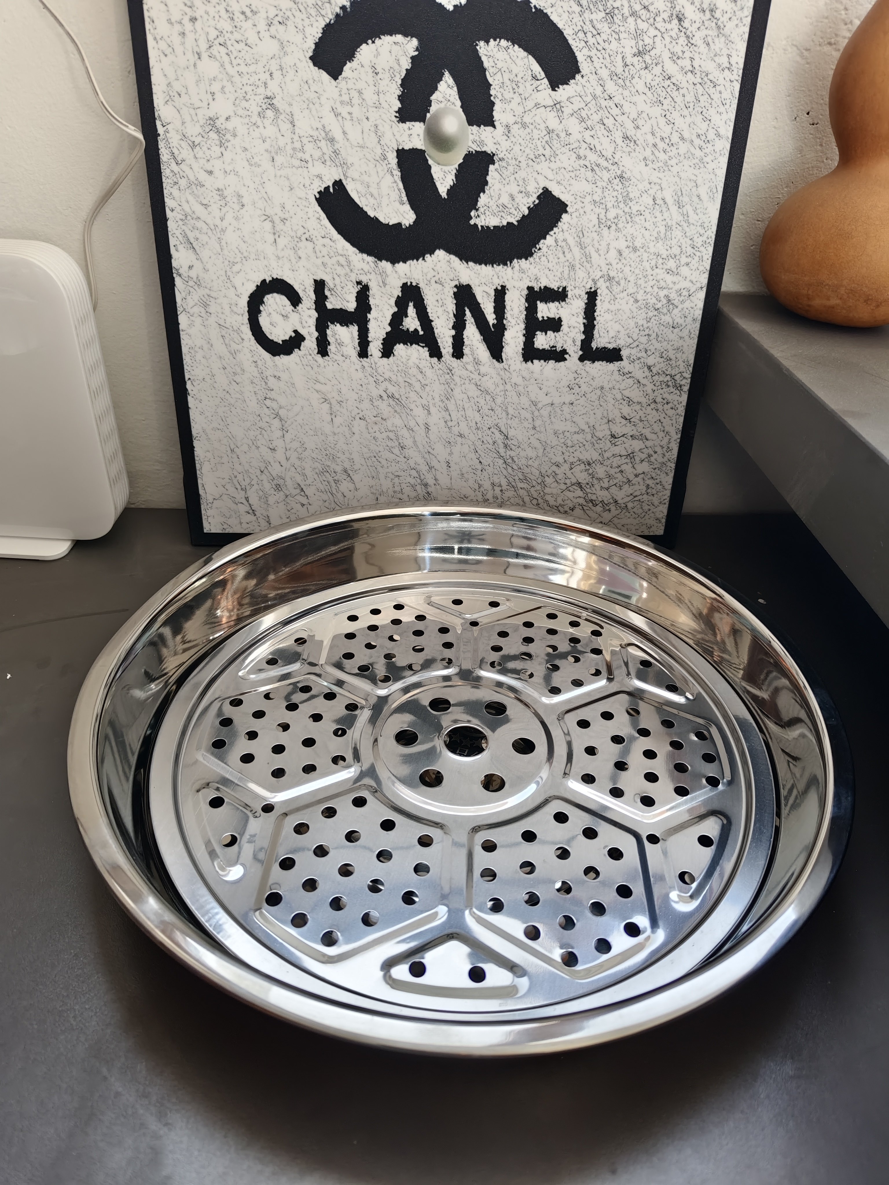 A184-福利微瑕食品级不锈钢带蒸片加大饺子盘30cm,厨房/烹饪用具,蒸格/蒸片/蒸架,淘宝优惠券,粉丝福利购,淘宝优惠卷