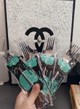 A91-高颜值食品级不锈钢叉子西餐牛排水果叉发四个