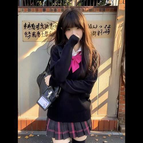 胖MM200斤特大码德兰西秋冬校供感jk格裙学生半身裙学院风百褶裙