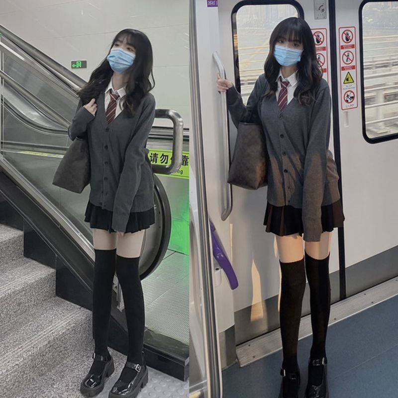 胖MM200斤特大码三件套装学院风针织开衫外套女衬衫学生半身短裙,女装/女士精品,时尚套装,淘宝优惠券,粉丝福利购,淘宝优惠卷