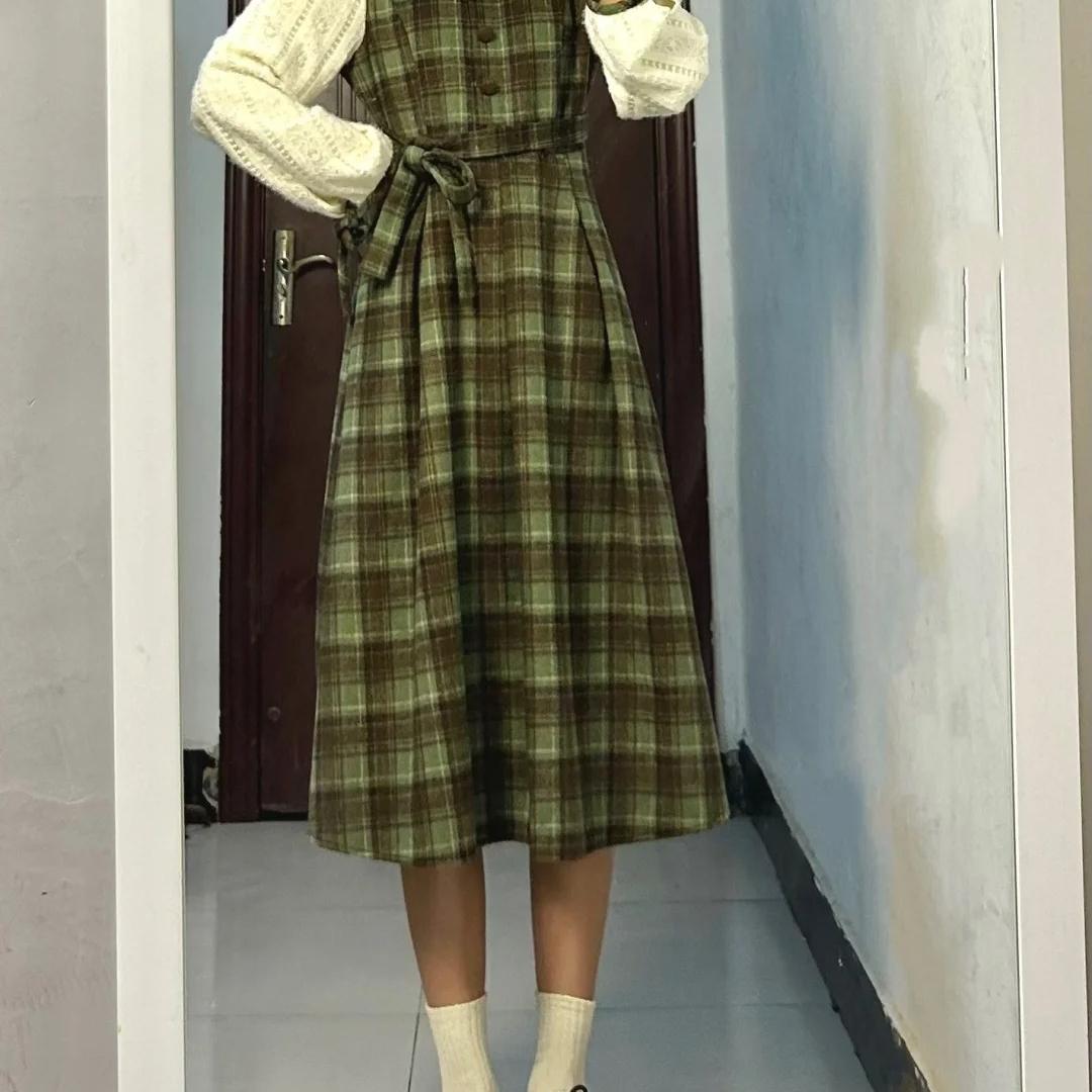 胖MM200斤特大码秋冬一整套装小个子连衣裙女新款高级感毛衣外套