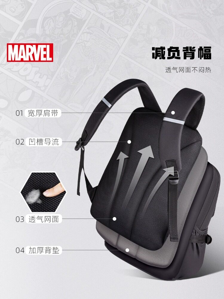 3 4 5 6학년 대용량 마블 2024 신설 중학교에 태어난 초등학생 남학생과 여학생을 위한 아이언맨 책가방