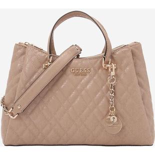 代购 GUESS女士手提包多隔层设计外置拉链袋双肩带系统可调节肩带