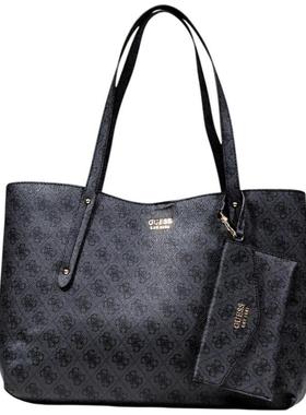 代购GUESS女士托特包大容量可肩背内袋收纳日常实用聚氨酯材质