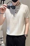 A135-77095男士多色PL领春夏秋针织短袖冰丝短袖凉爽P55控79，男装T恤，星座819（原C215）