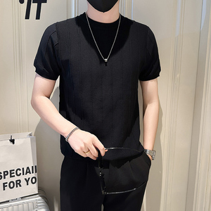 A135-75022 男士PL领春夏秋针织短袖 冰丝短袖 P55控79图片
