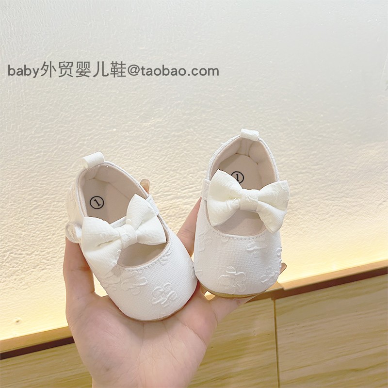 新生儿百天周岁布鞋公主鞋