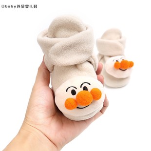软底防滑23 1岁男女宝宝学步鞋 婴儿不掉鞋 12个月春秋冬季 袜0