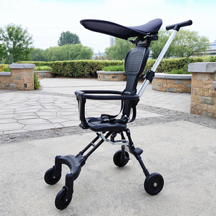 儿童遛娃神器6个月以上宝宝简易手推车折叠超轻便小巧溜娃米蓝图