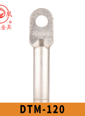 凤凰国标镀锡铜接头DTM-120铜鼻子 接线端子GBT14315-2008 含专票