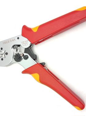 HSC8 6-4A欧式端子管型针型端头端子钳 压线钳 冷压钳0.25-10平方