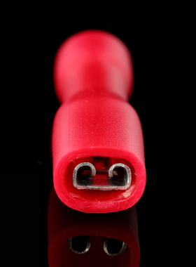 母全预绝缘端头 FDFD1-110 插簧母全护套 绝缘接线端子母1000只