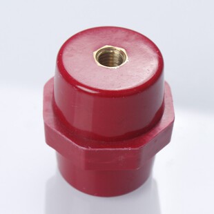 SM40仿进口引进绝缘子 高40mm*M8高品质铜螺丝高强度纺锤型绝缘柱