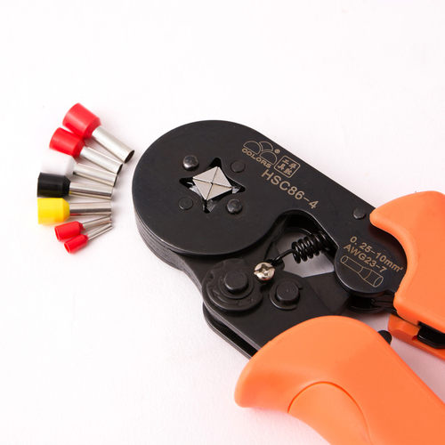 华胜HSC8 10S 欧式端子管型针型端子钳 压线钳冷压钳0.25-10平方