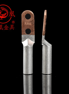 凤凰国标A级双孔铜铝接头DTL-95 铜鼻子 双眼接线端子 一只