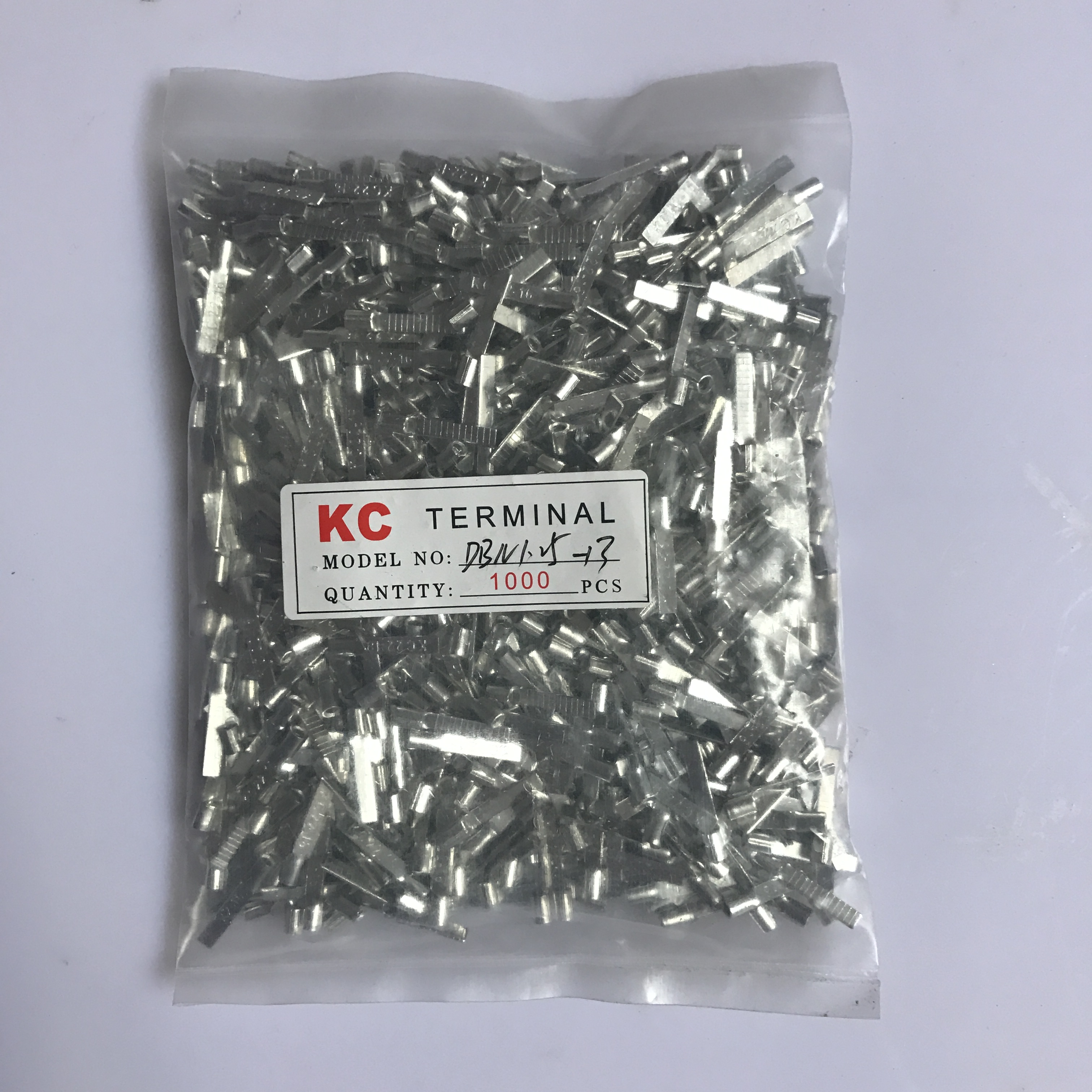 紫铜扁针型裸端头DBN1.25-14 鸭嘴鼻子 鸭舌端子 扁插针 片型端子