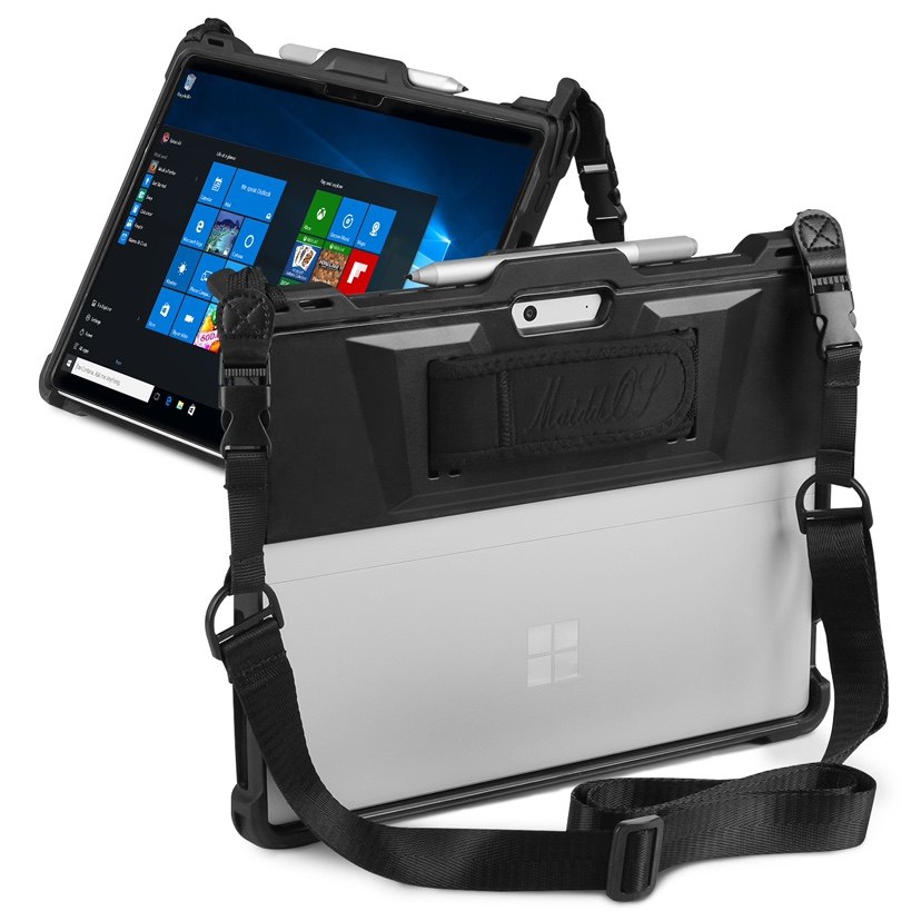 平板电脑保护套防摔轻型微软surfacepro9 肩带手扶带笔套可搭健盘
